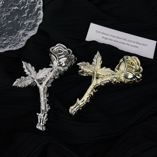 Women's Cool Style Metal Rose Hair Clip