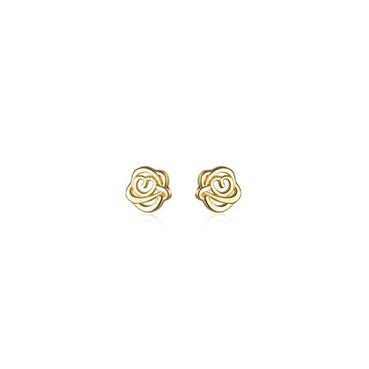 Silver Gift Giving Petite Rose Stud Earrings