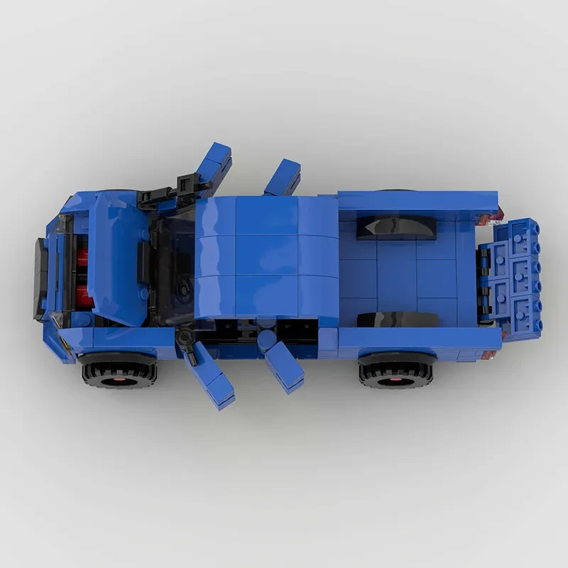 Tacoma TRD Pro Off-road Car Pickup Truck MOC Small Particles Educational Building Blocks Toy