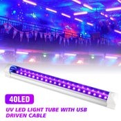40 Led LED UV Ultraviolet Light Bar Club Party Blacklight Lamp