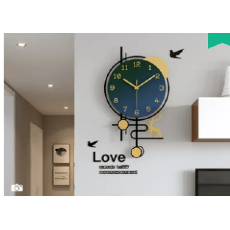 Clocks Wall Clocks Living Room Clocks Home Light Luxury Simple Modern Decoration Net Red Fashion Wall Quartz Watches Wall Watches