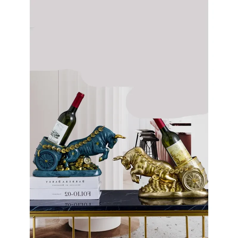 Red Wine Rack Decoration Modern Light Luxury Home Living Room Dining Table