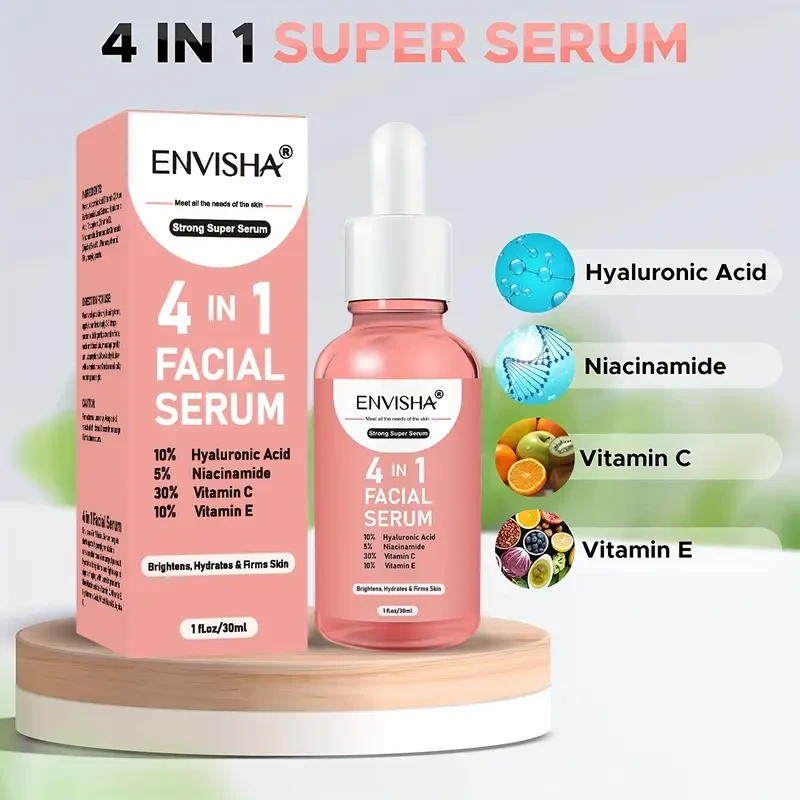 ENVISHA 1 Fl.Oz 4 in 1 Facial Serum
