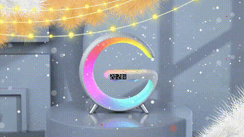 Led Colour Changing Light | Lit Lamp Alarm Clock