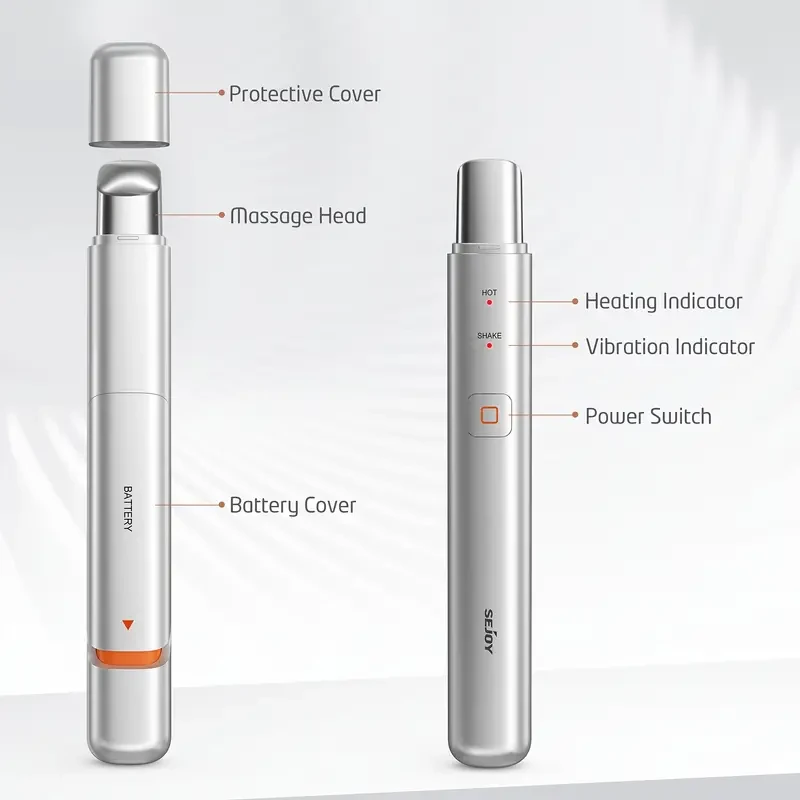 SEJOY Eye & Face Massager Pen, Lip Care, Perfect For A Valentine'S Day Gift!