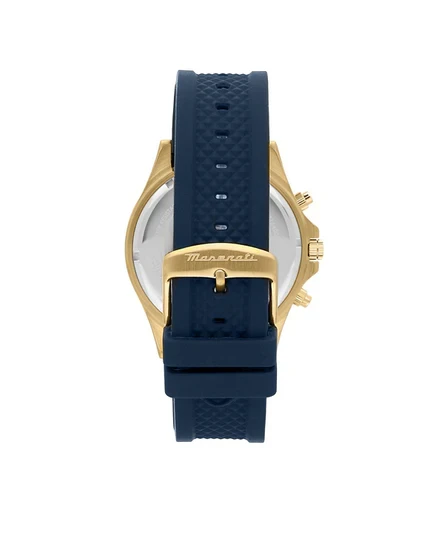 Maserati Sfida Chronograph Blue Sunray Dial Quartz R8871640004 100M Men's Watch