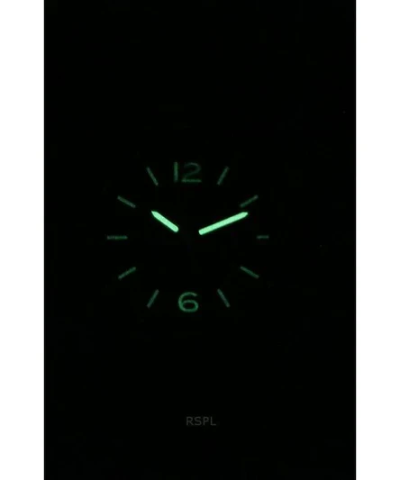 Fossil Heritage Luggage Leather Strap Black Dial Automatic ME3233 Mens Watch