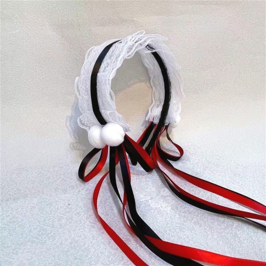 Hairdressing Lace Bowknot Hair Band