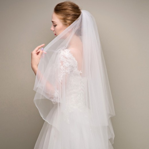 Double-layer photo veil