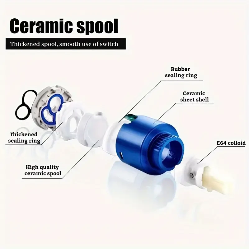 DEMANKE Modern Kitchen Faucet with Dual Nozzles