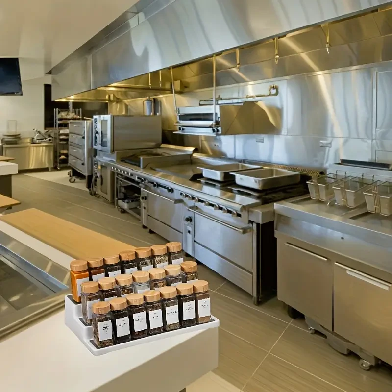 12pcs LDQ Glass Spice Jars