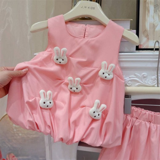 Sleeveless Bud-shaped Pants Suit Three-dimensional Doll