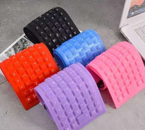 85 Key Wired Silicone Mute Soft Keyboard Multi-country USB Wired Folding Waterproof Mini