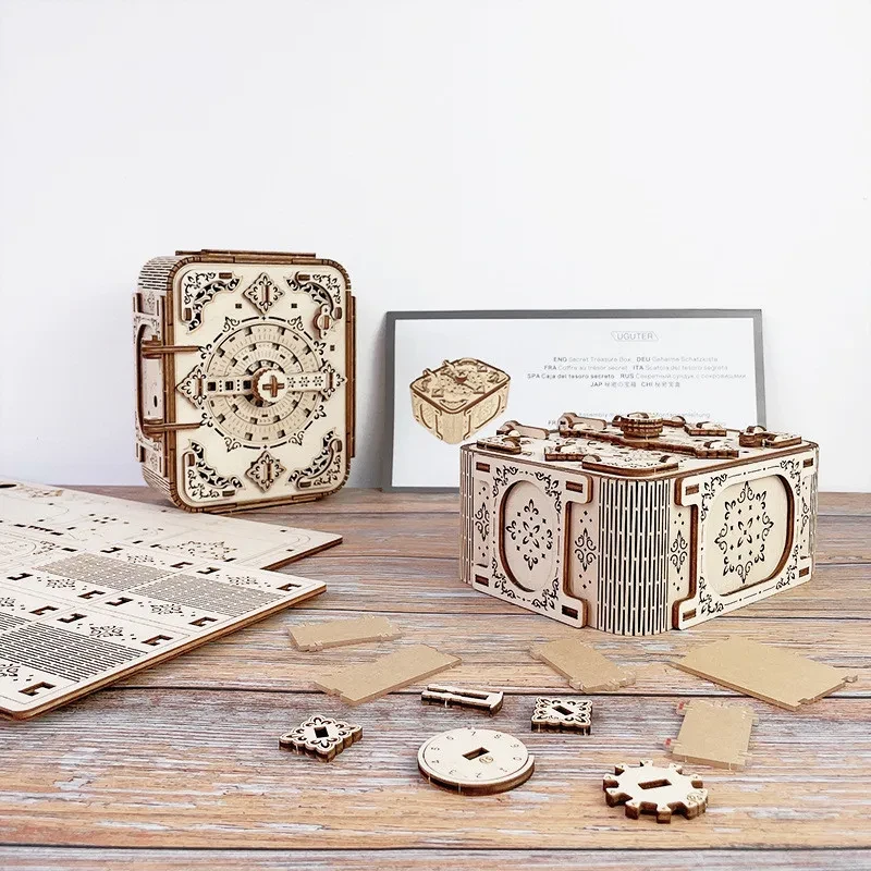 Luban Lock Box 3D Three-dimensional Puzzle Toy