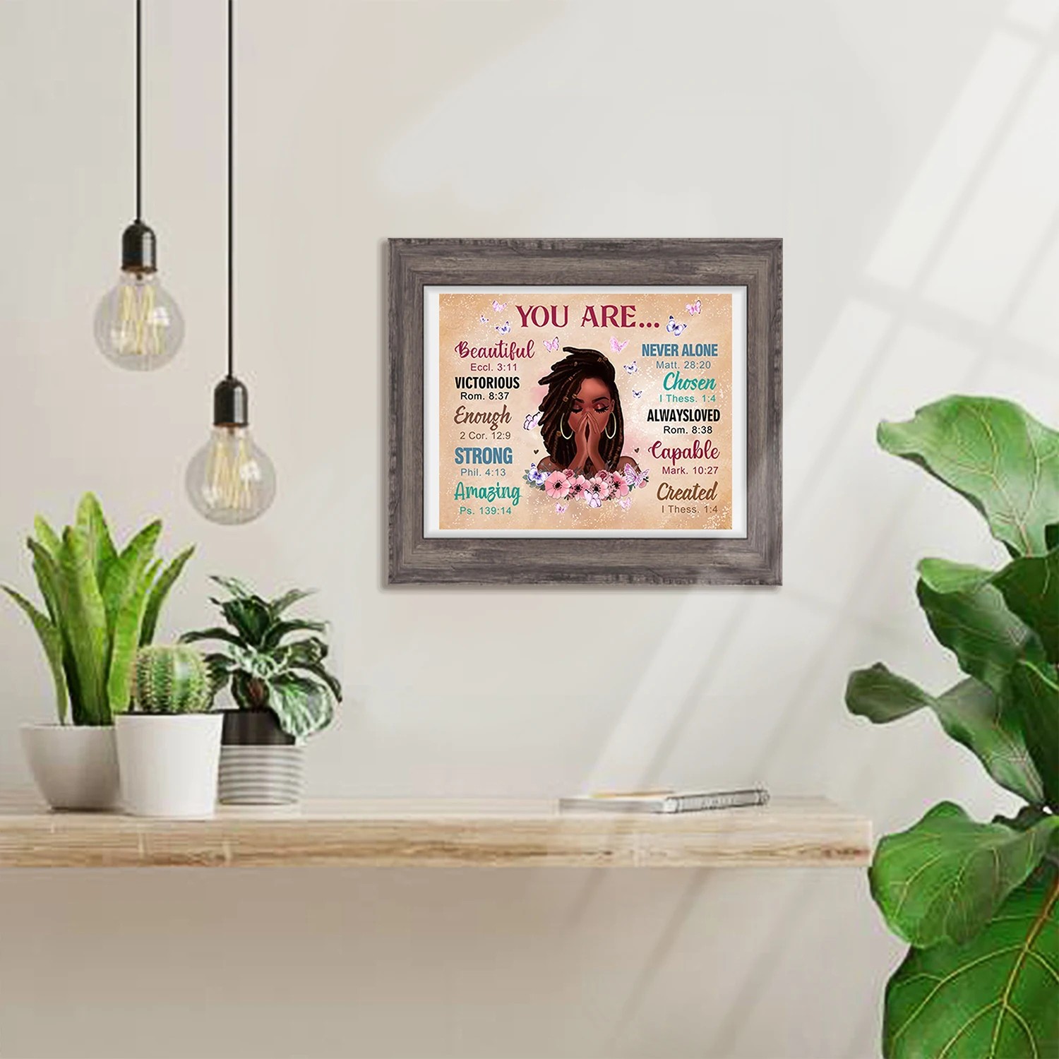African American Wall Art - Christian Gifts for Women