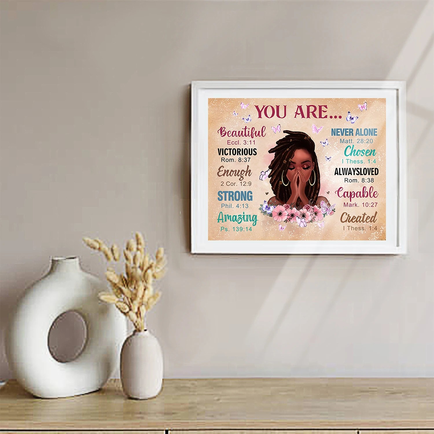 African American Wall Art - Christian Gifts for Women