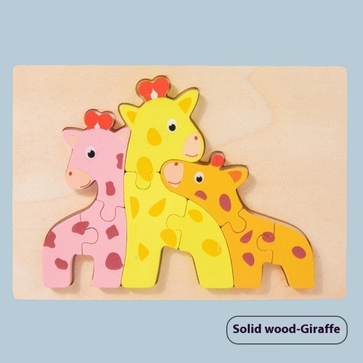 Children's Large 3D Puzzle Model Wooden Puzzle