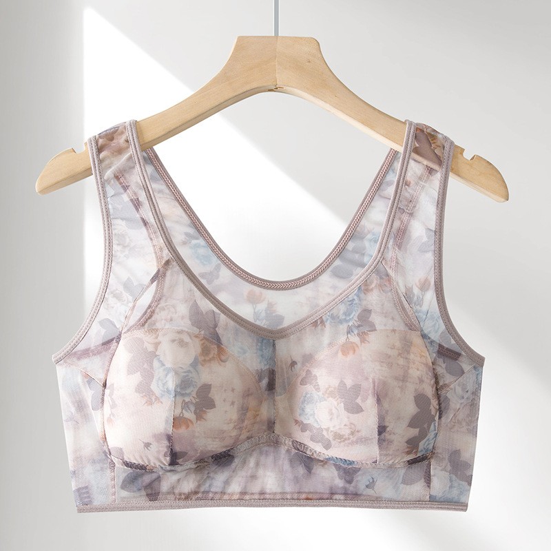 Super gather bra | Ice Silk Lace Cooling Comfort Bra