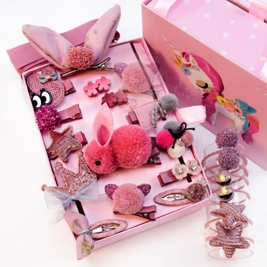 Baby Girl Cartoon Animal Hairpin Set