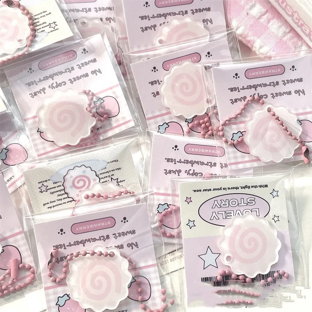 Fish Plate Keychain Roll Schoolbag Pendant