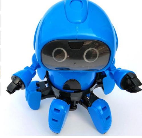 Assembling robot induction obstacle avoidance diy assembling toy small six robot model