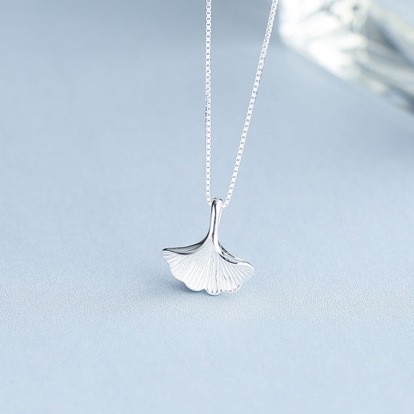 New silver 925 Silver Pendant summerart Mori Apricot Leaf fashion female explosion jewelry pendant