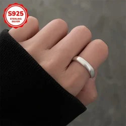 925 Hypoallergenic Matte Textured Open Ring  Adjustable Minimalist Band for Men & Women | Classic Unisex Gift for All Occasions in New Zealand
