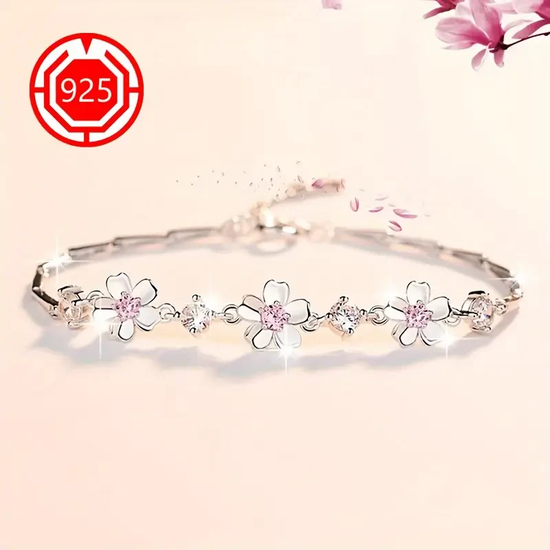925 Sterling Silvery Hypoallergenic Bracelet Minimalist & Stylish Everyday Jewelry for Women and Men in New Zealand