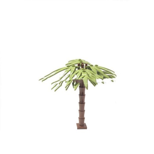 Building Palm Tree Plant Banana Tree Small Particle Building Blocks