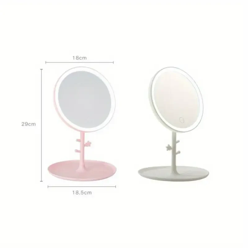 Rechargeable LED Vanity Mirror with Stand