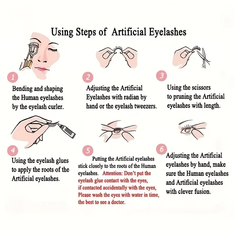 10 Pairs False Eyelashes