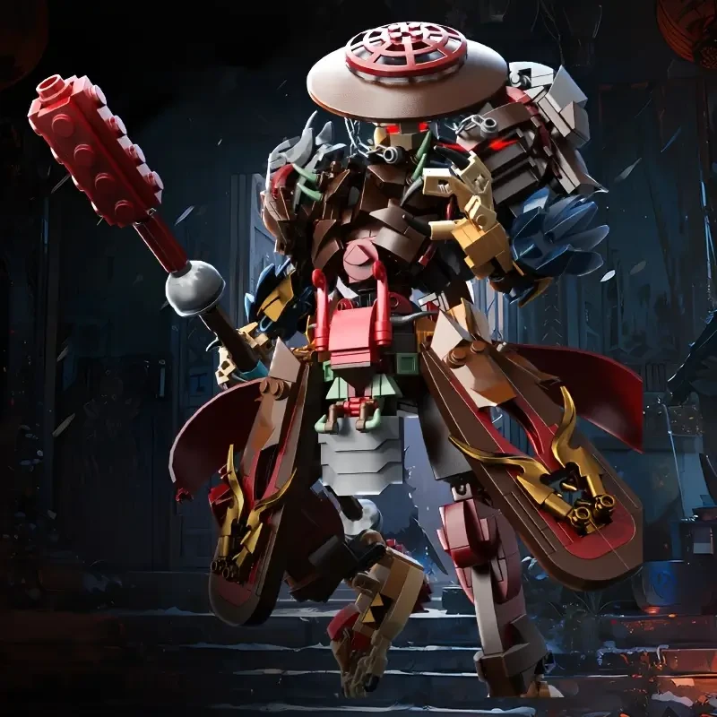 MOC Cool Style Mecha Warrior Assembly Toy