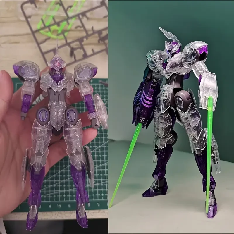 Anime Character Assembly Model with Accessories for Hobby Collection