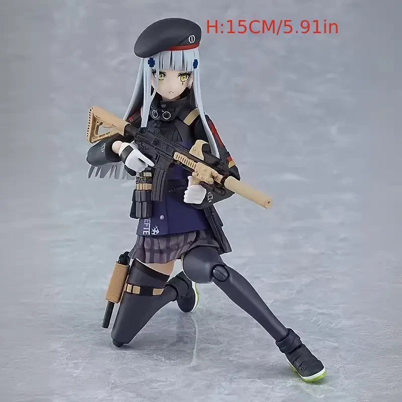 Articulated Anime Military Figure Model