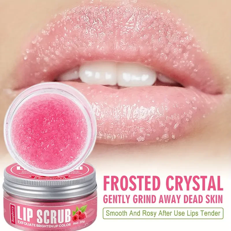 Raspberry-Flavored Lip Scrub