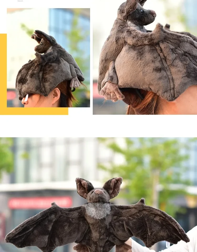 Simulated Bat Plush Toy Doll