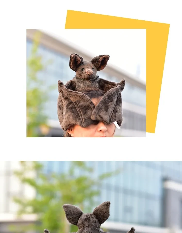 Simulated Bat Plush Toy Doll