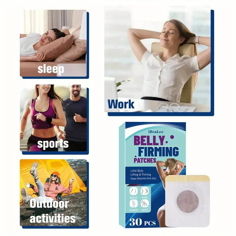 30pcs IBEALEE Belly Firming Patches