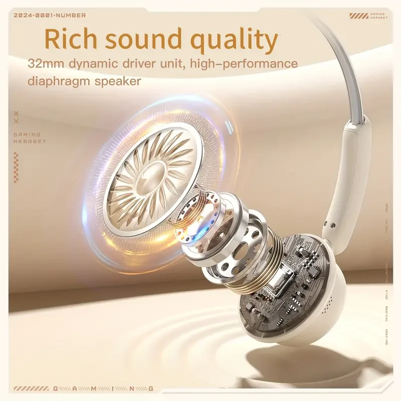 ONIKUMA Wireless Over-Ear Headphones - 65-Hour Battery Life