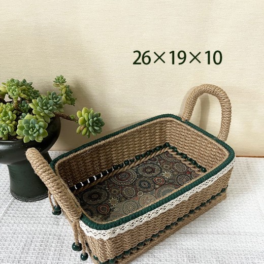Hand Woven Finished Product Storage Basket