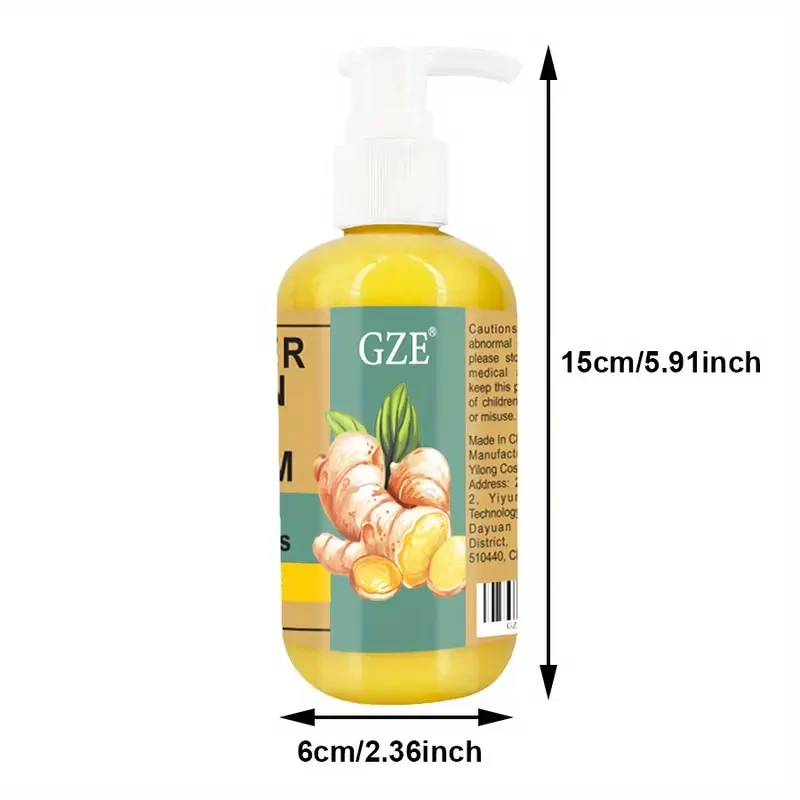 2 Pack GZE GINGER BIOTIN HAIR CREAM Hair Mask Strengthens Moisturizing for Damaged Hair