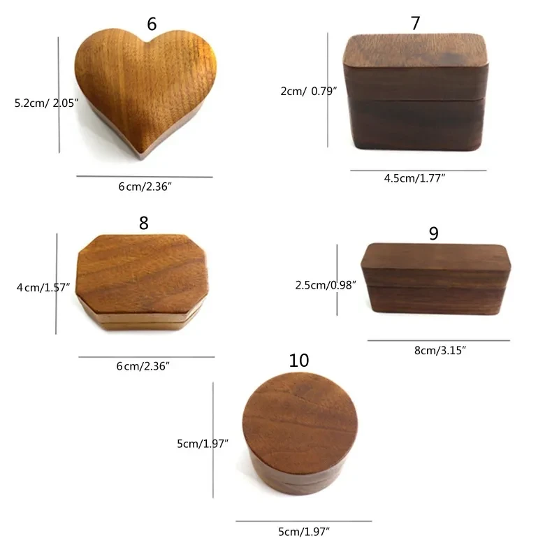 Wooden Wedding Ring Box
