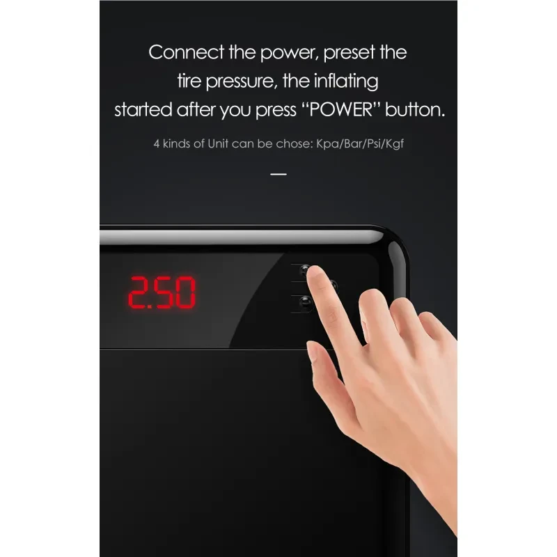 Car universal car portable intelligent air pump