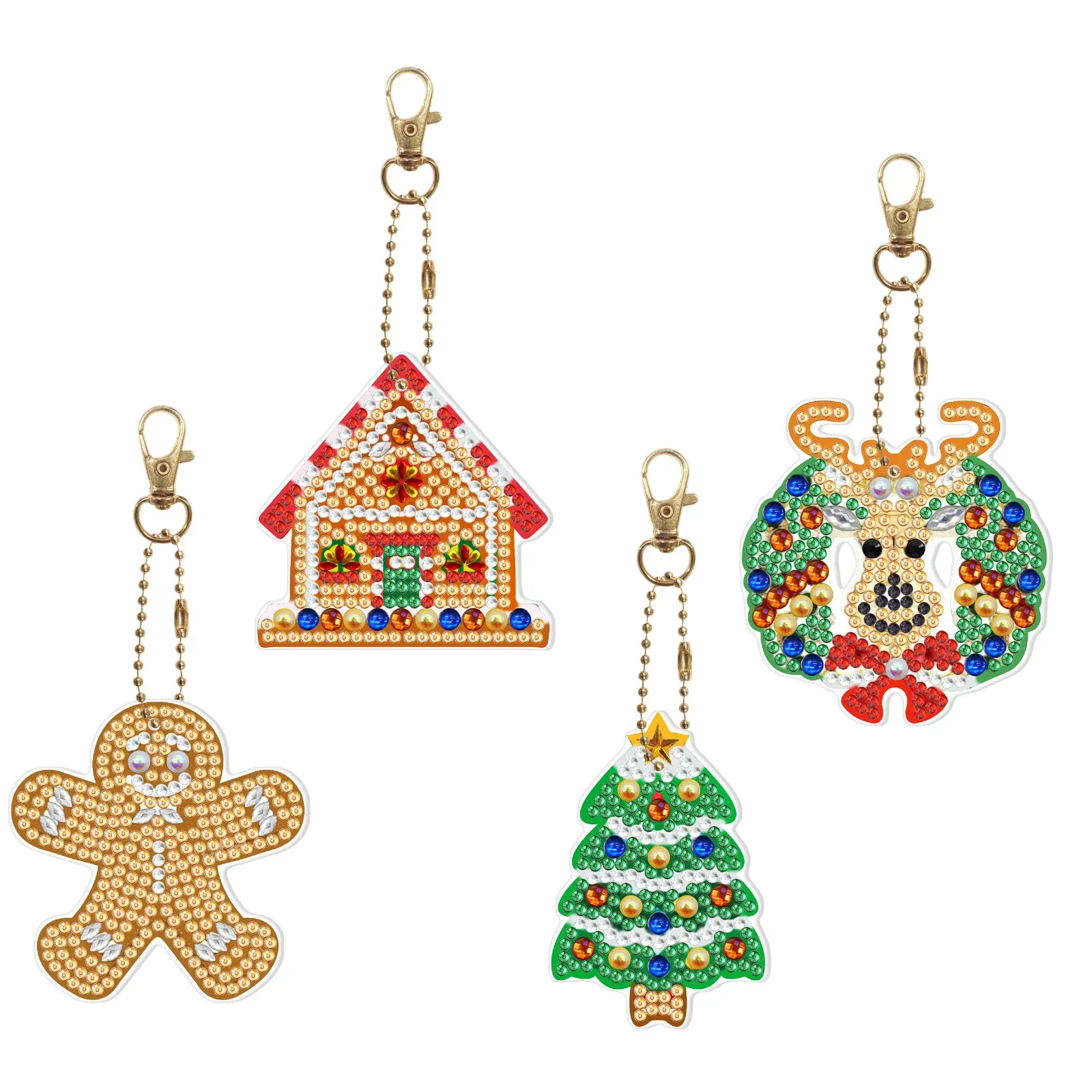 5d Diamond Painting Keychain Double Sided Stick PVC Kit