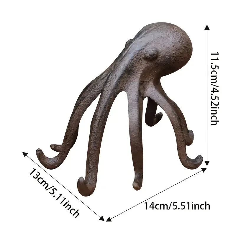 Cast Iron Octopus Phone Holder