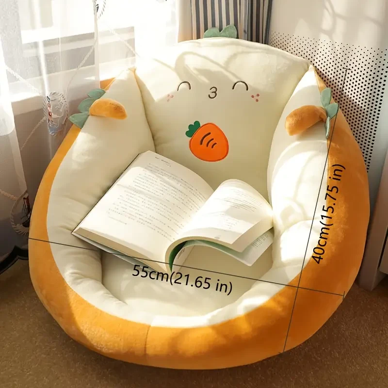 1pc Soft Cozy Plush Floor Cushion