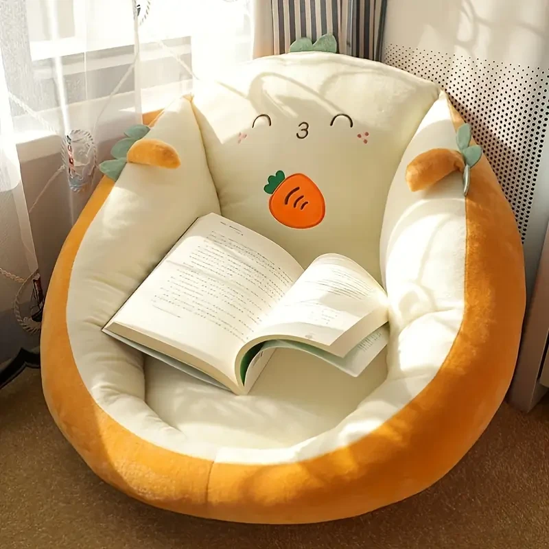 1pc Soft Cozy Plush Floor Cushion