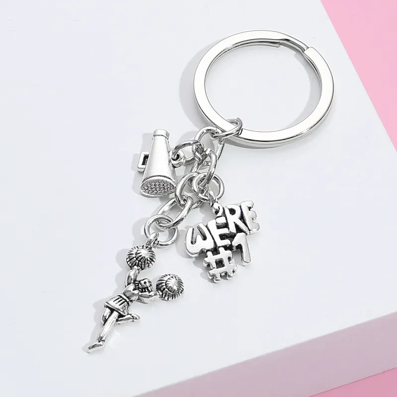 Creative Dance School Yoga Shoes Female Keychain Pendant