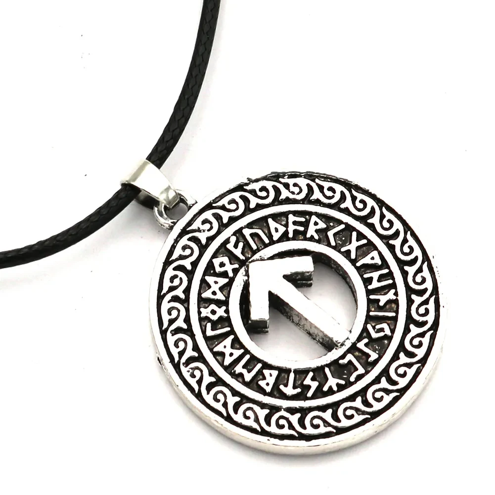 Viking Rune Metal Necklace European And American Popular Jewelry