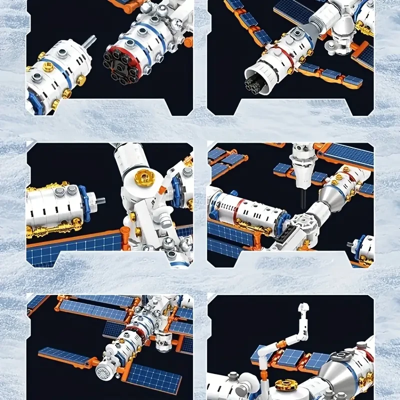 1126+ Pieces for Assembling The Tiangong Space Station
